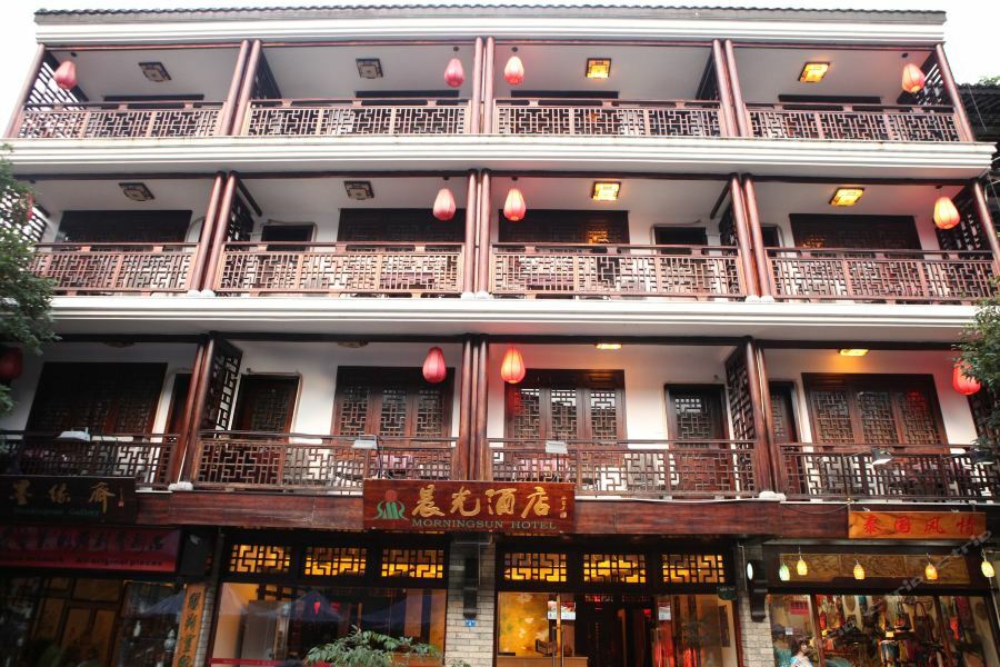 Yangshuo Morning Sun Hotel Exterior foto